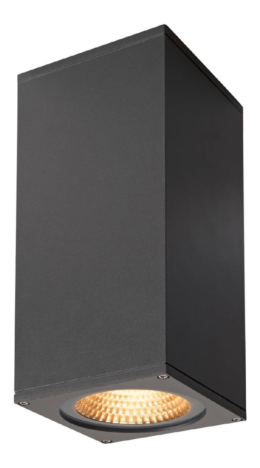 Applique murale Noir aux lignes epurees avec eclairage confortable 29W IP44 3000K