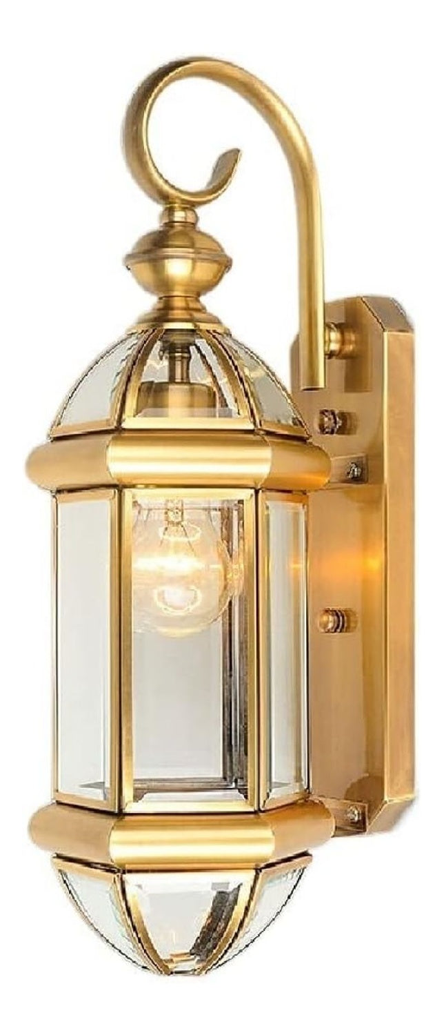 Applique murale Ambre et Cuivre au style moderne avec conception fonctionnelle 10W E27