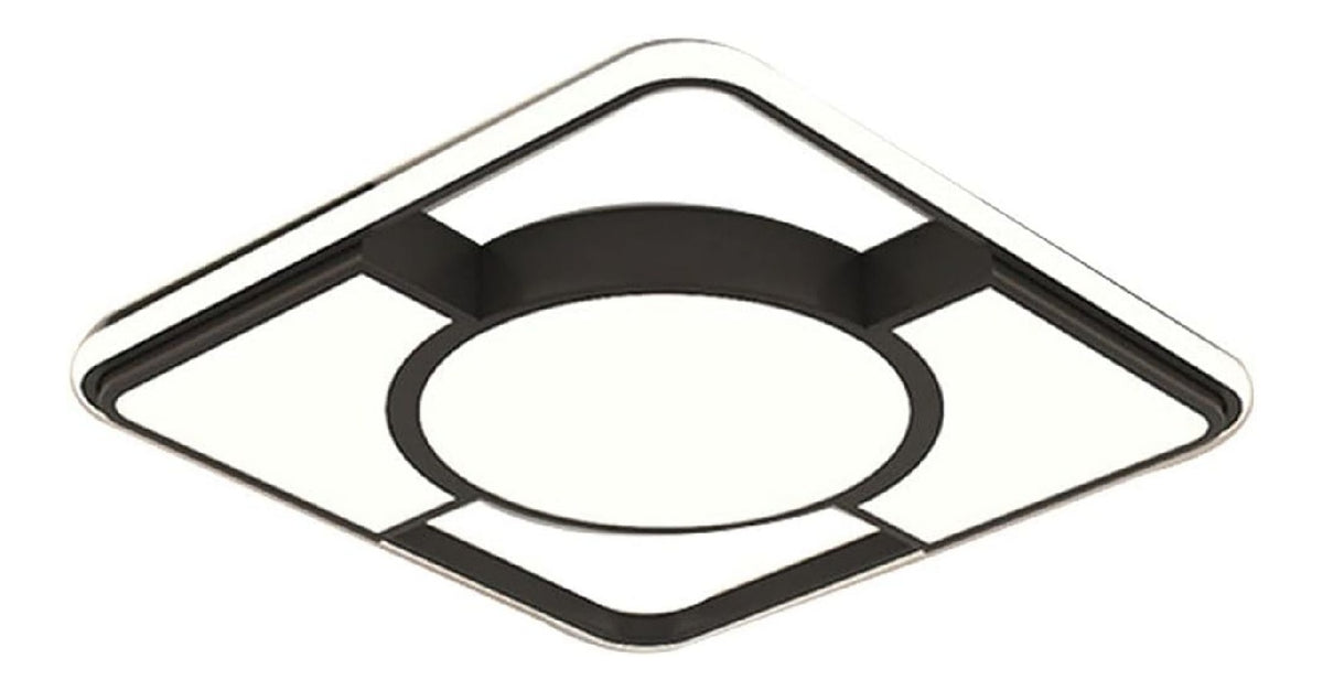 Plafonnier Noir et Blanc a presence elegante et lumiere agreable GC-3328