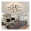 Lustre Noir et Blanc au style moderne avec conception fonctionnelle 48 W 6000K