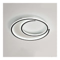 Luminaire Noir et Blanc a silhouette graphique de type plafonnier 1Z-3771