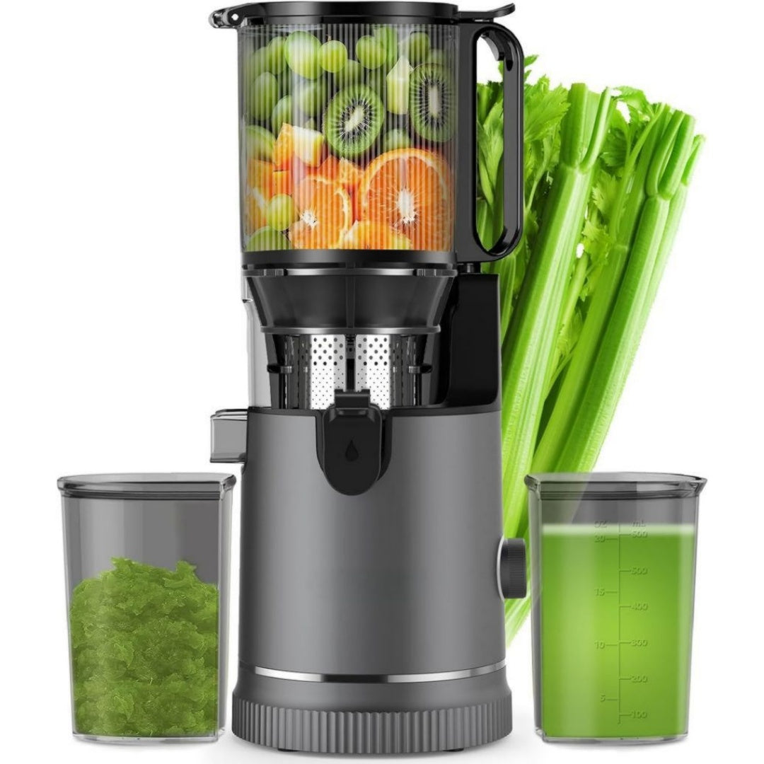 Xtkkgfbir Extracteur de jus 1.8 L 400 W Vert Double zone Extraction de jus