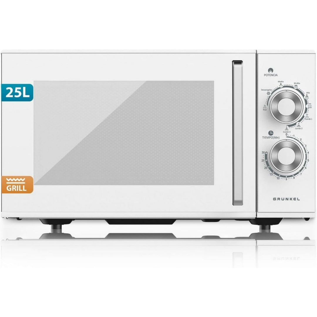 Grunkel Four multifonction 25 L 900 W Blanc Reglable Rotation