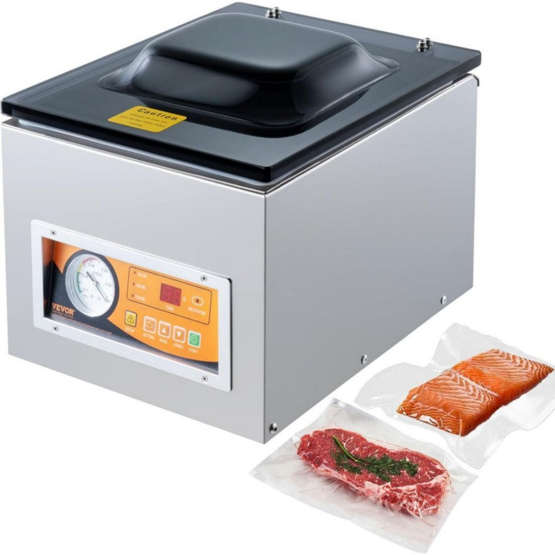 Vevor Appareil de mise sous vide 260 W Mat Acier inoxydable