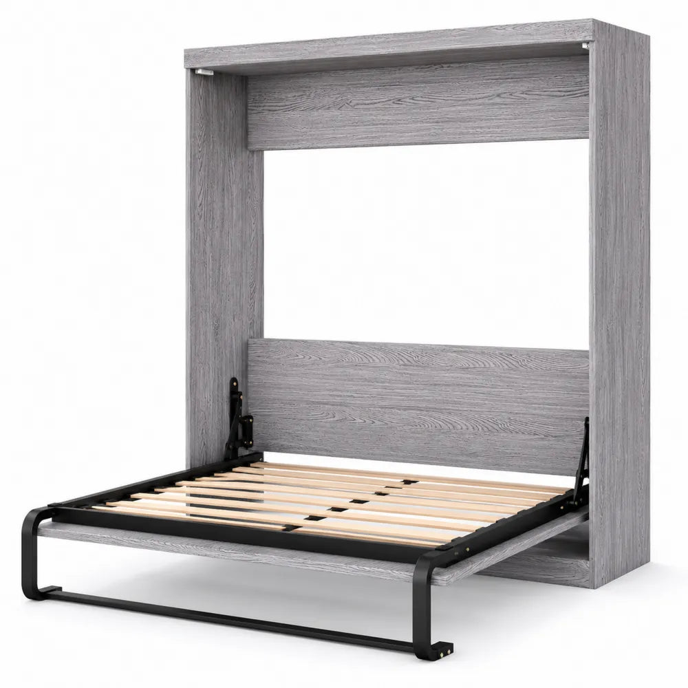 Lit escamotable en bois et m¨¦tal