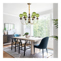 Suspension Dore et Ambre au style moderne avec conception fonctionnelle