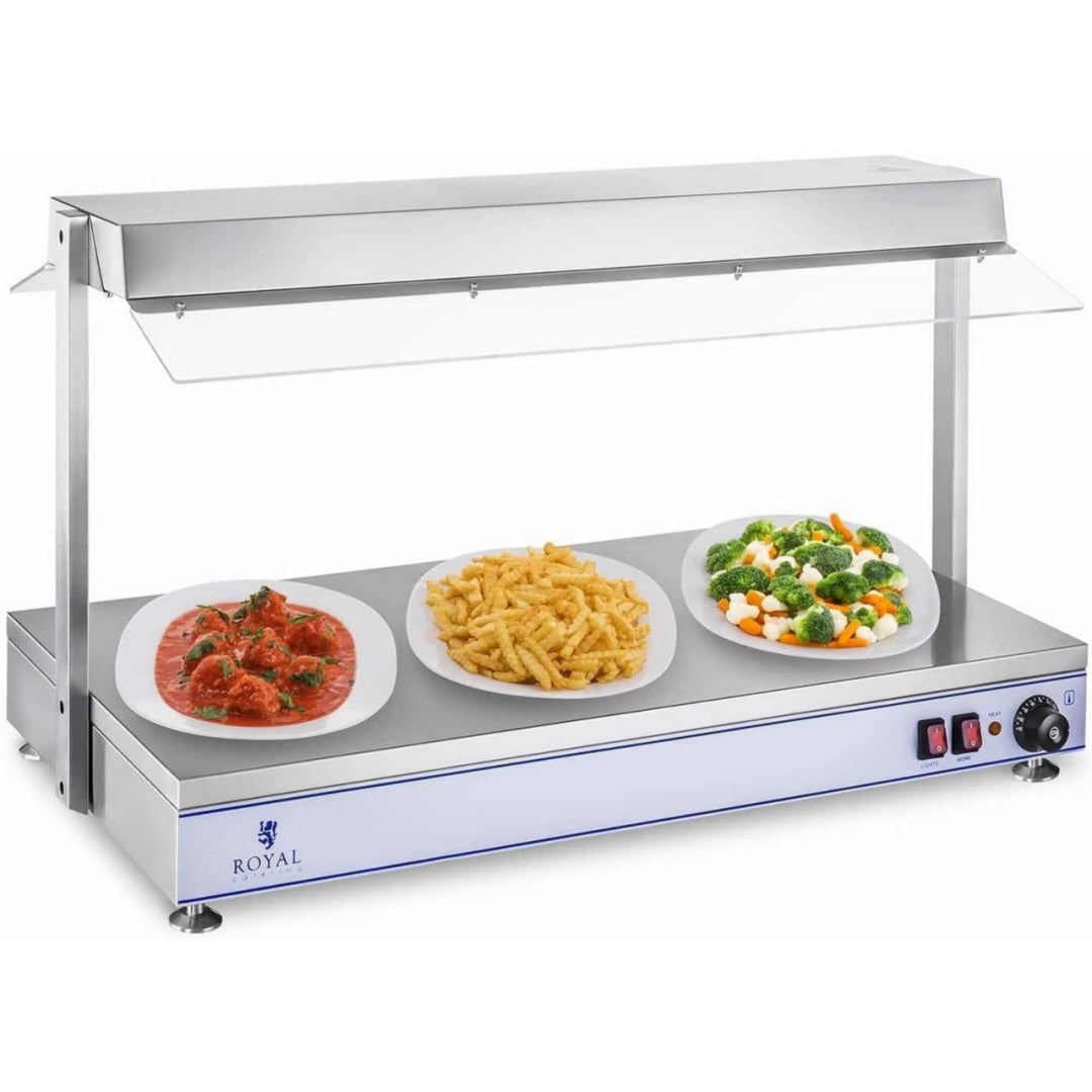Royal Catering Lampe 1550 W Acier inoxydable Portable