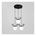 Suspension Ambre et Rouge au style moderne avec conception fonctionnelle 60W E27