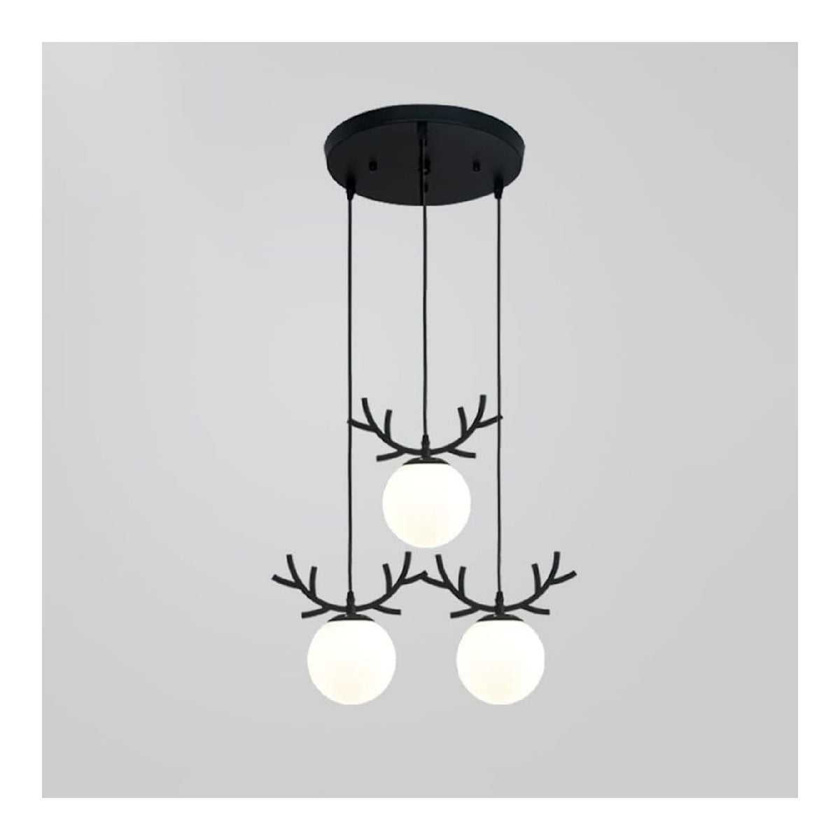 Suspension Ambre et Rouge au style moderne avec conception fonctionnelle 60W E27