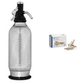 Seltz Machine a eau petillante 1 L Acier inoxydable Fonction confiture