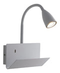 Solution lumineuse Noir et Blanc au dessin sobre en format applique murale 8 W GU10