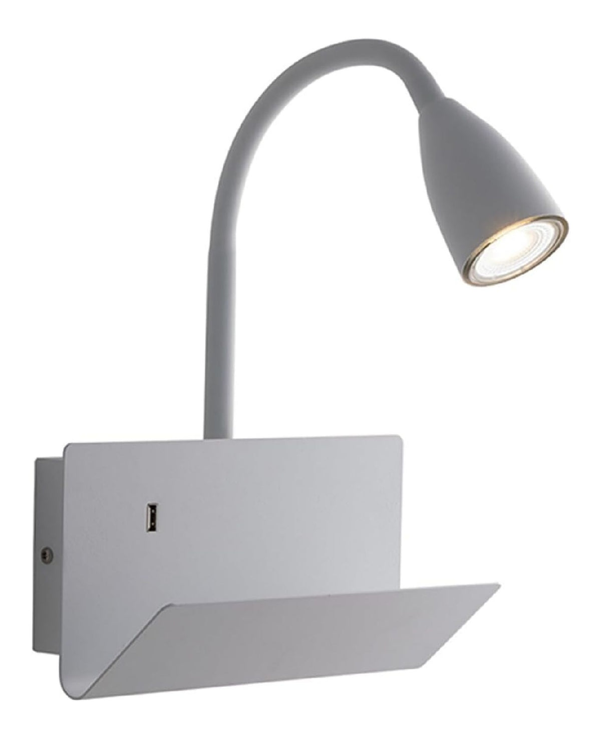 Solution lumineuse Noir et Blanc au dessin sobre en format applique murale 8 W GU10