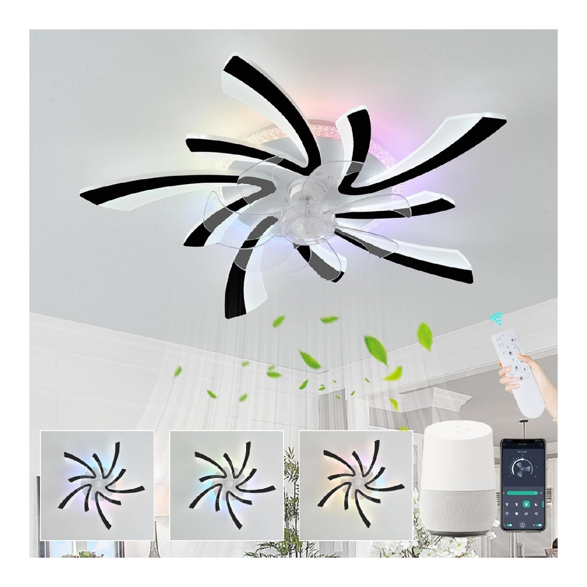 Lustre Noir et Ambre a presence elegante et lumiere agreable 2700K