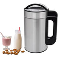Hzexun Mixeur chauffant 1.5 L 800 W Noir Acier inoxydable