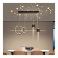 Suspension decoratif Noir et Blanc avec diffusion lumineuse harmonieuse 49W 6500K