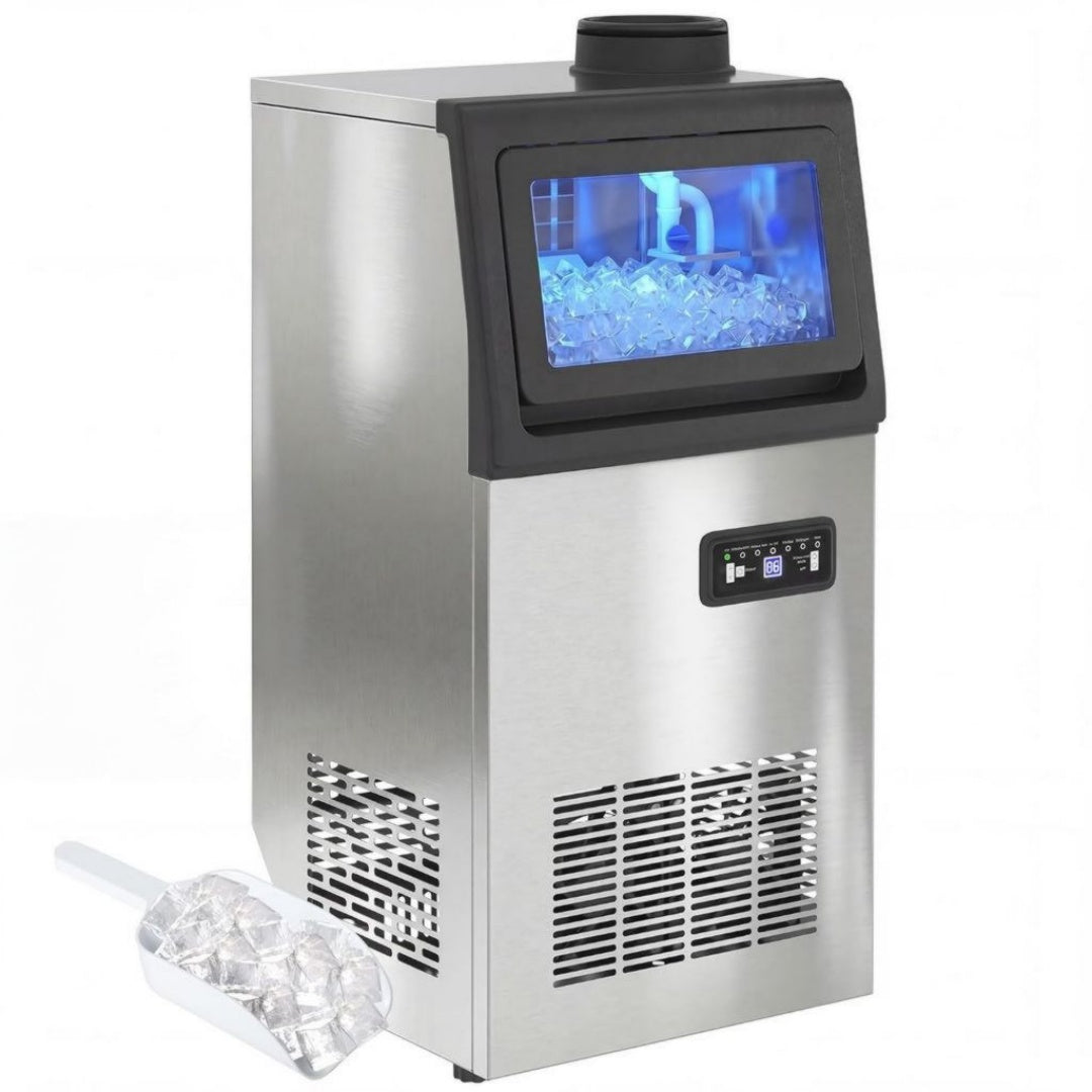Homcom Machine a glacons 7 L 235 W Argente Programmable