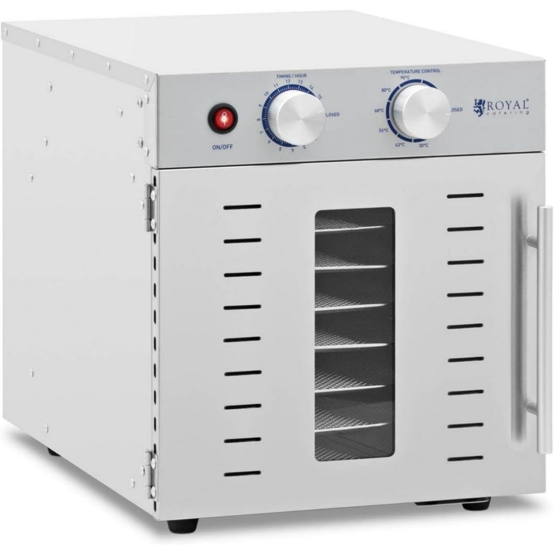 Royal Catering Deshydrateur alimentaire 800 W Inox Acier inoxydable Reglable