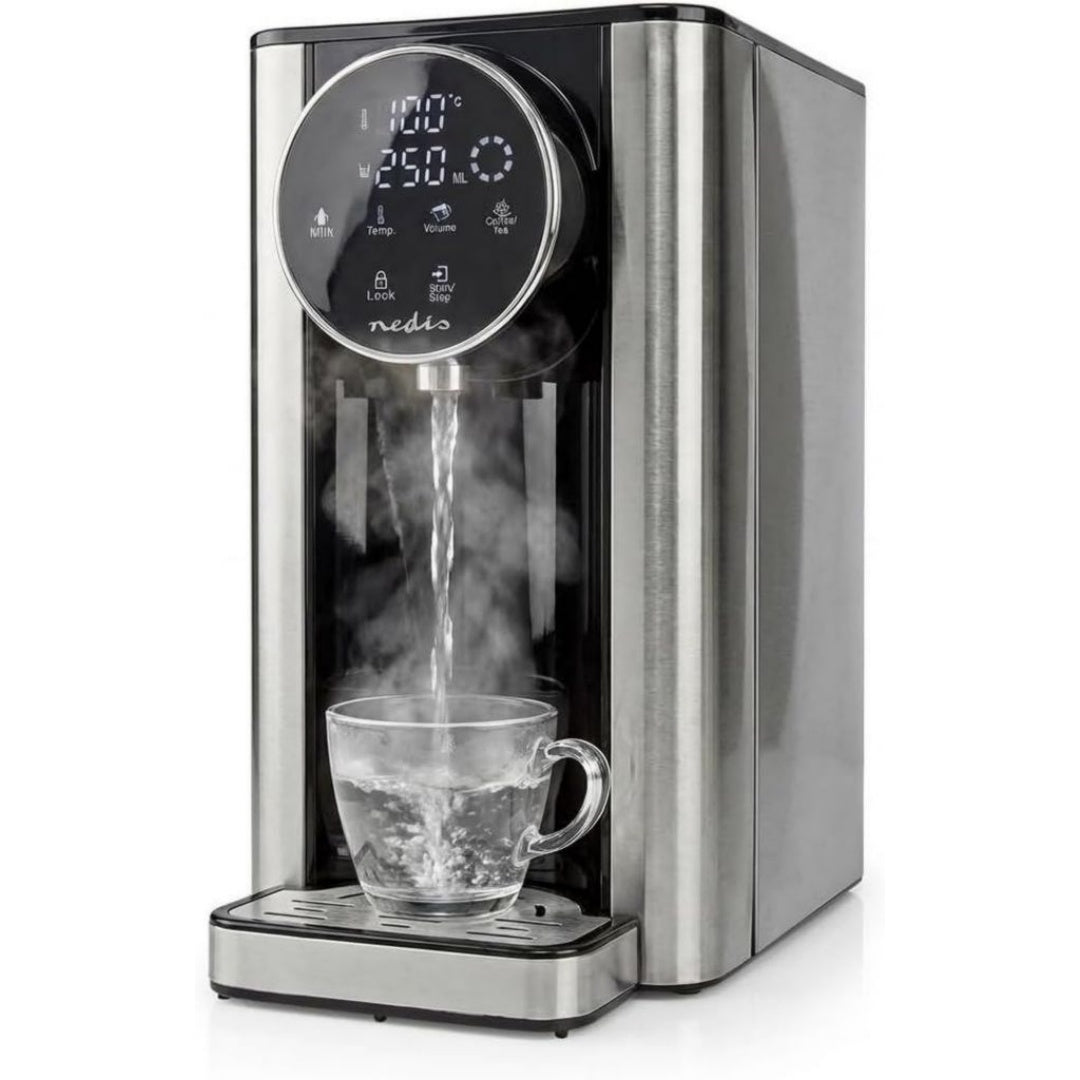 Nedis Distributeur d'eau chaude 2.7 L 2600 W Noir Compact