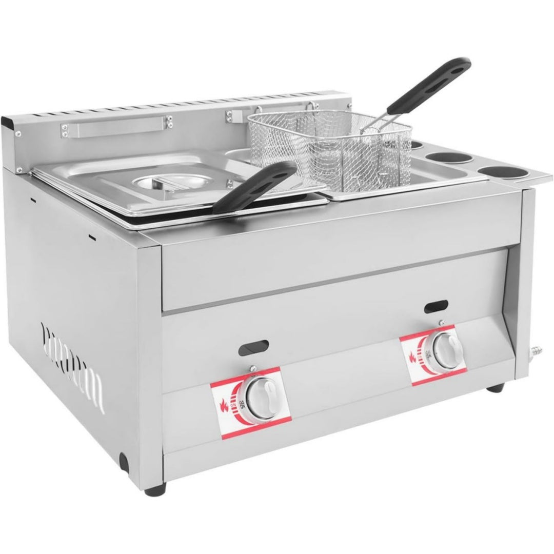 Weigr Friteuse electrique 10 L Acier inoxydable Econome en energie