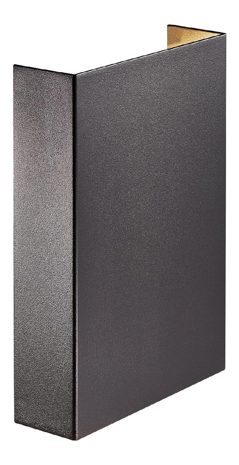 Applique murale decoratif Noir et Rouge avec diffusion lumineuse harmonieuse 10 W IP54 3000 K