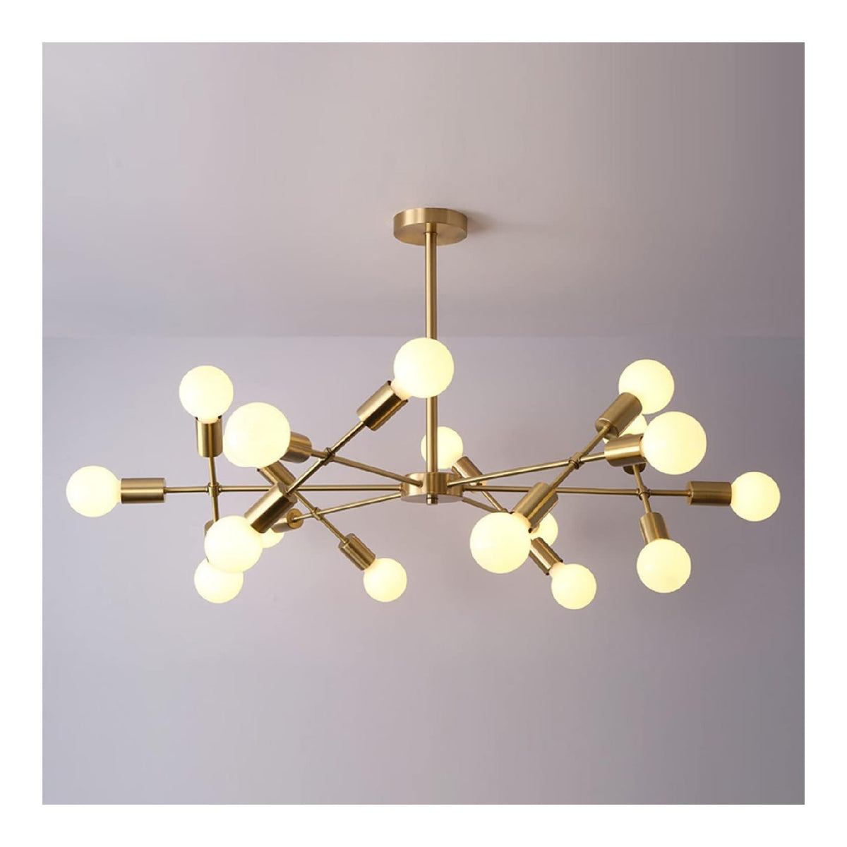 Solution lumineuse Noir et Blanc au dessin sobre en format lustre E27 K7Y-627