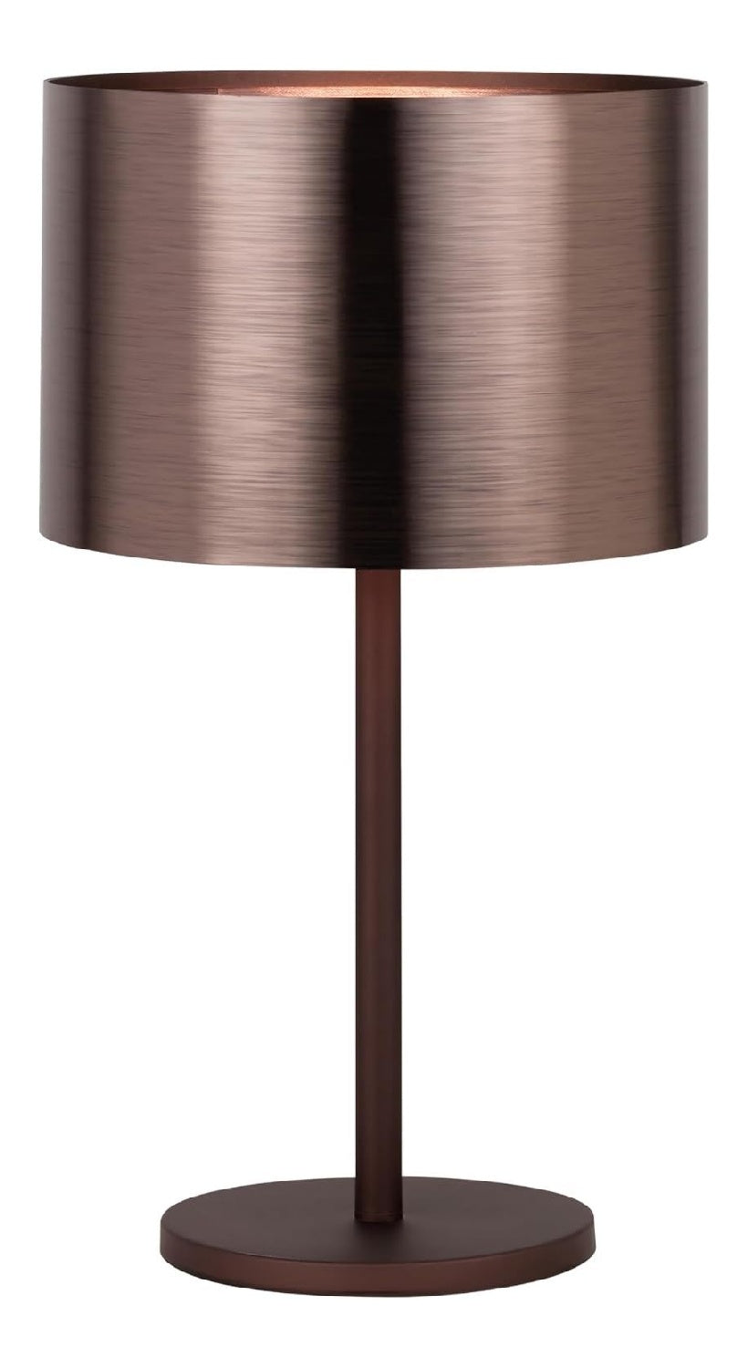 Lampe de table decoratif Ambre et Marron avec diffusion lumineuse harmonieuse 60 W E27