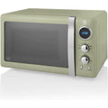 Swan Four micro-ondes 20 L 800 W Vert Pieces amovibles