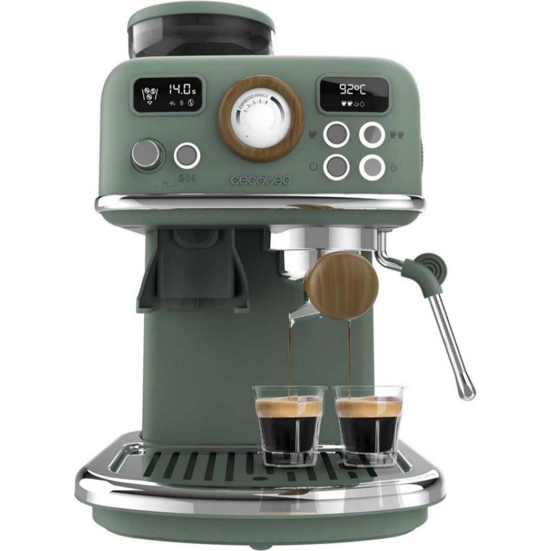 Cecotec Machine a cafe 1500 W Creme Double zone Cuisson a la vapeur