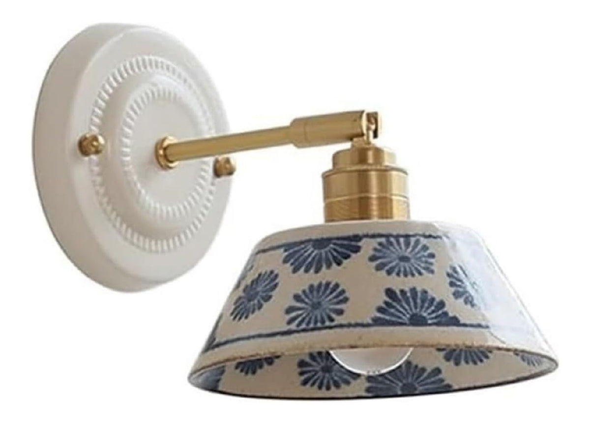 Applique murale Blanc et Ambre a presence elegante et lumiere agreable 60 W E27