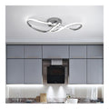Plafonnier Blanc et Ambre au style moderne avec conception fonctionnelle 30W