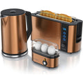Arendo Set bouilloire et grille-pain 1.5 L 2000 W Acier inoxydable Compatible lave-vaisselle