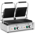 Royal Catering Presse a panini 600 W Acier inoxydable Compact Portable