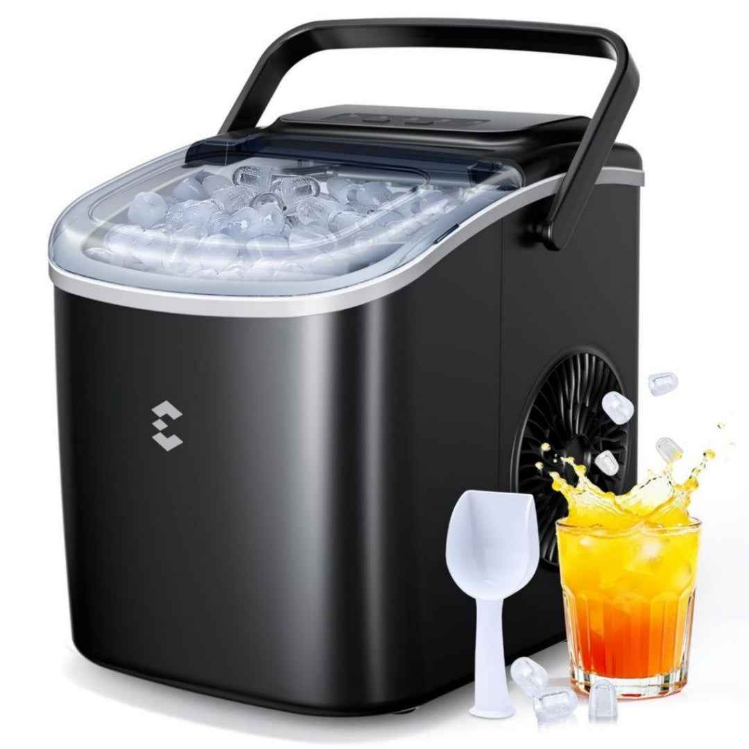 Easyera Machine a glacons Rouge Silencieux Compact