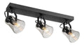 Spot de plafond Noir et Ambre a presence elegante et lumiere agreable E14