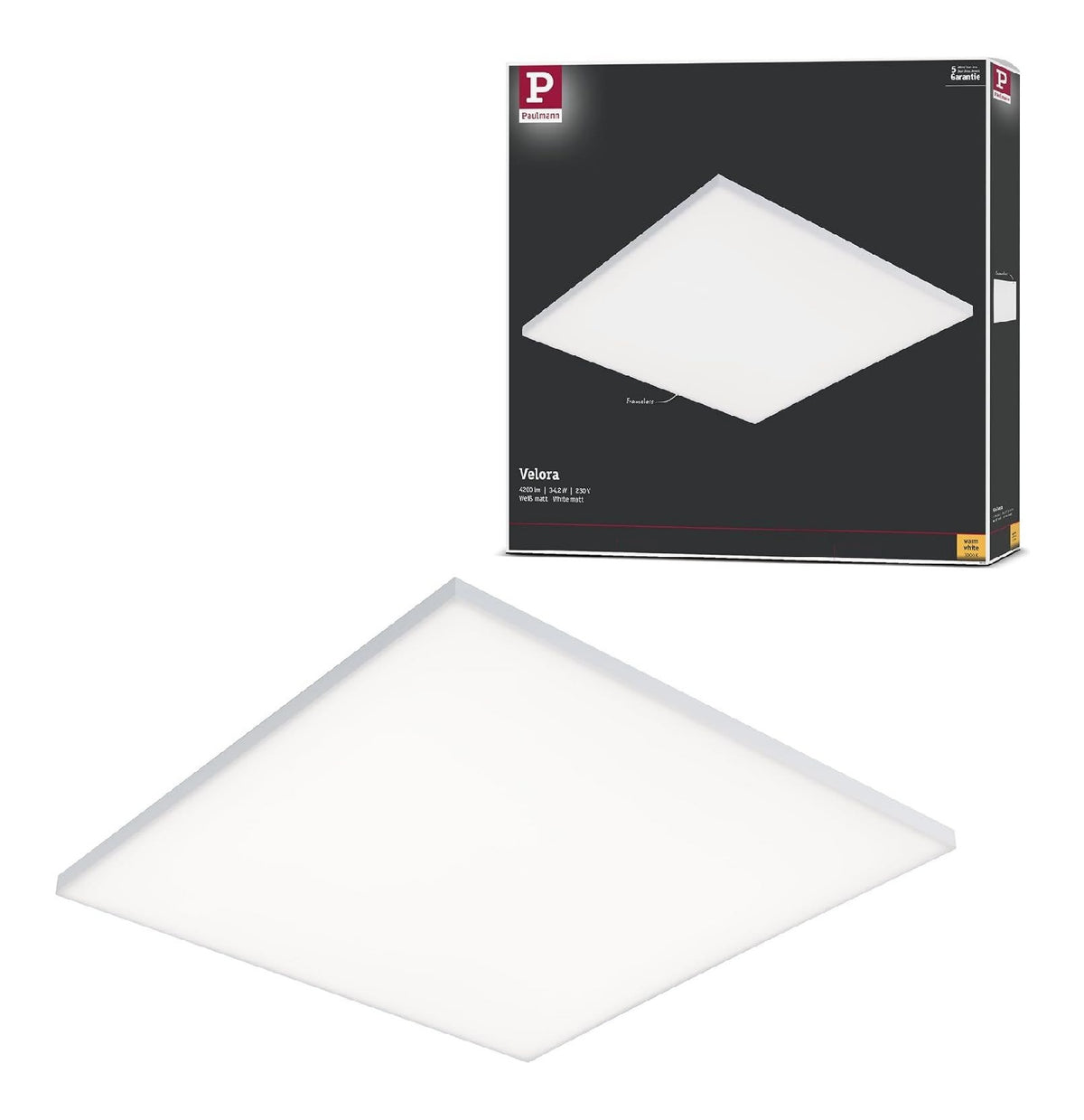 Plafonnier decoratif Blanc avec diffusion lumineuse harmonieuse 3000 K