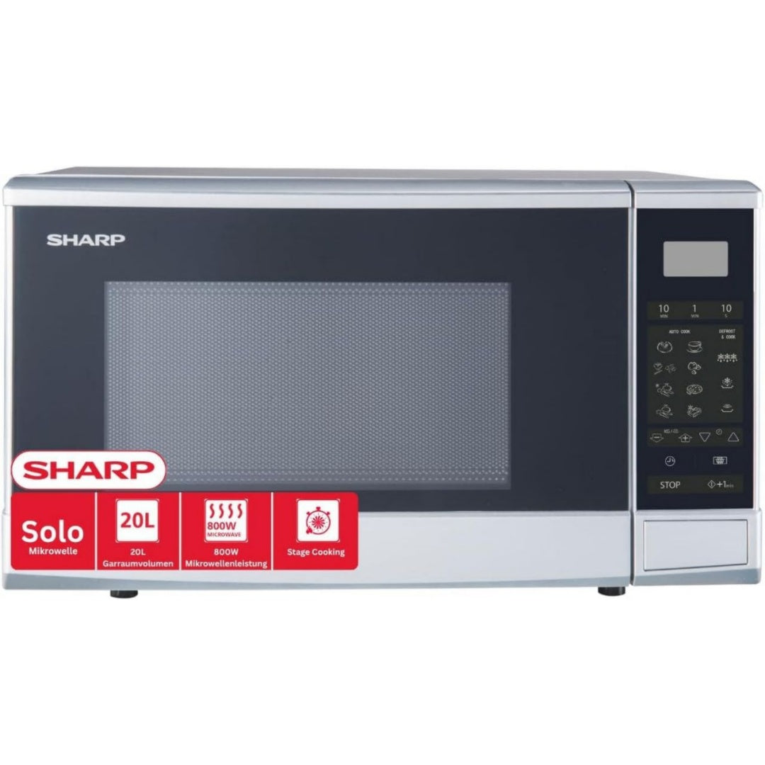 Sharp Four micro-ondes 20 L 800 W Mat Rotation
