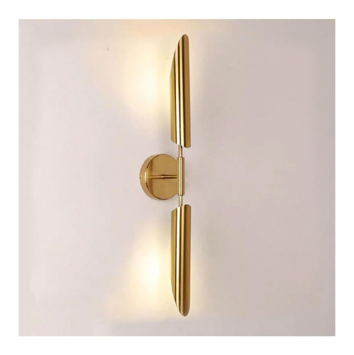 Applique murale Dore et Ambre aux lignes epurees avec eclairage confortable TZ-9390