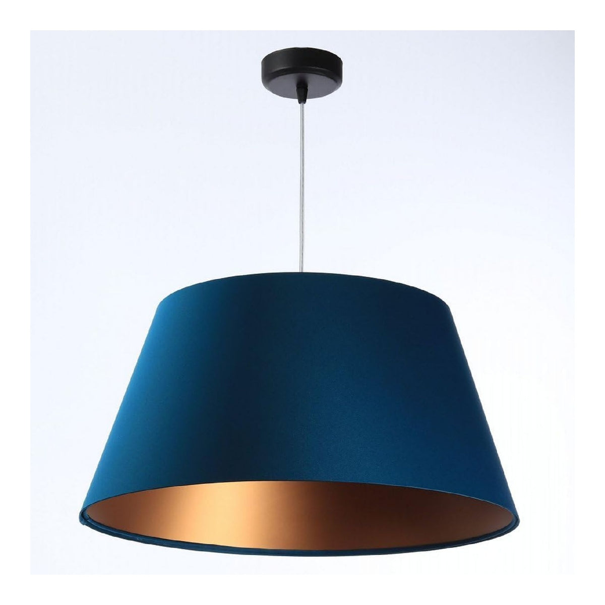 Suspension Bleu et Rouge aux lignes epurees avec eclairage confortable 60 W IP20