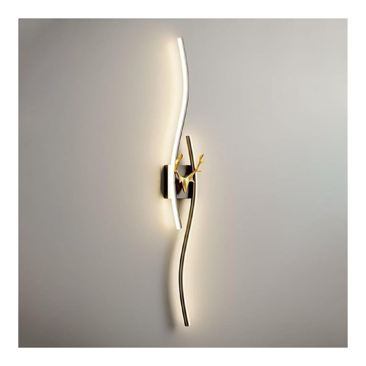 Applique murale Noir et Ambre au style moderne avec conception fonctionnelle 16W