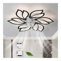 Plafonnier decoratif Noir et Blanc avec diffusion lumineuse harmonieuse ZH-2397