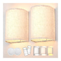 Eclairage Blanc et Ambre contemporain en version applique murale