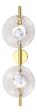 Eclairage Ambre et Transparent contemporain en version applique murale 6 W