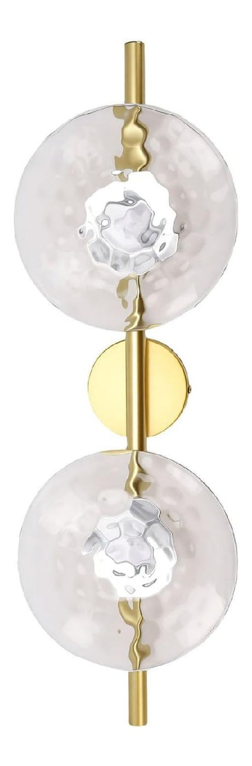 Eclairage Ambre et Transparent contemporain en version applique murale 6 W