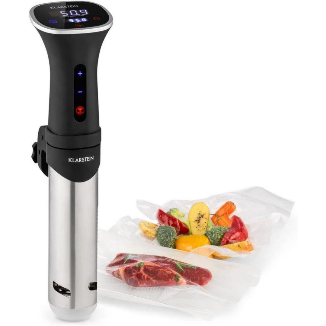 Klarstein Appareil de mise sous vide 15 L 1200 W Noir Compact