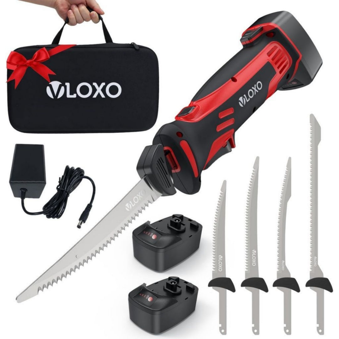 Vloxo Couteaux electriques Acier inoxydable Portable