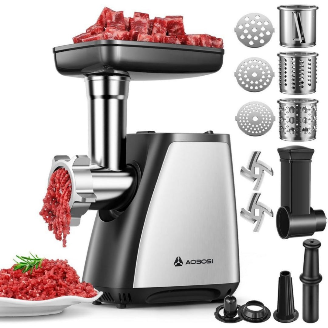 Aaobosi Hachoir electrique 2800 W Acier inoxydable Compatible lave-vaisselle