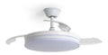 Lampe de table Blanc et Ambre au style moderne avec conception fonctionnelle
