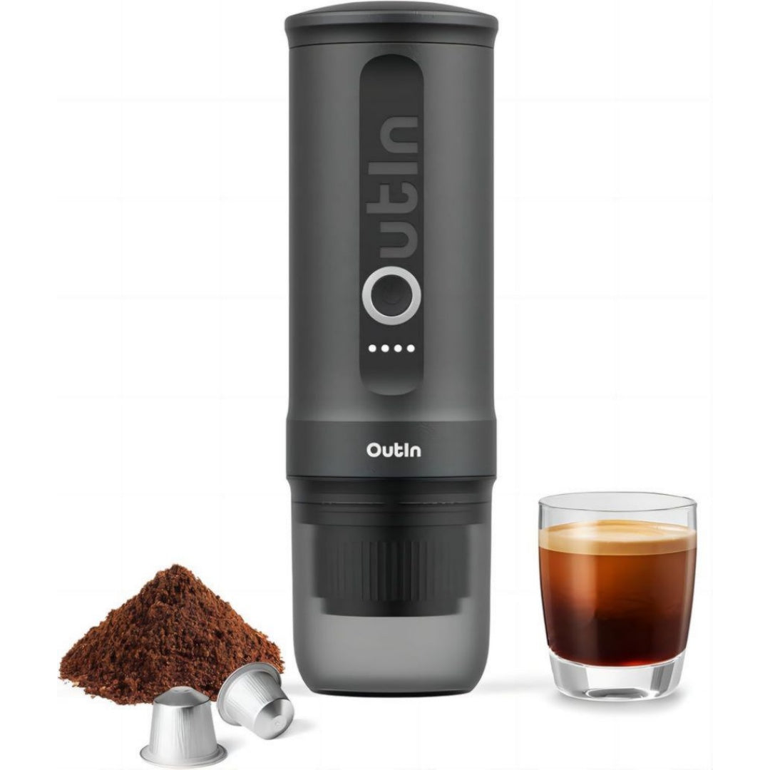 OutIn Cafetiere a capsules 50 mL 15 W Acier inoxydable Compact
