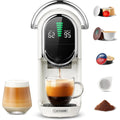 Capxsnob Cafetiere a dosettes 40 mL 1450 W Blanc