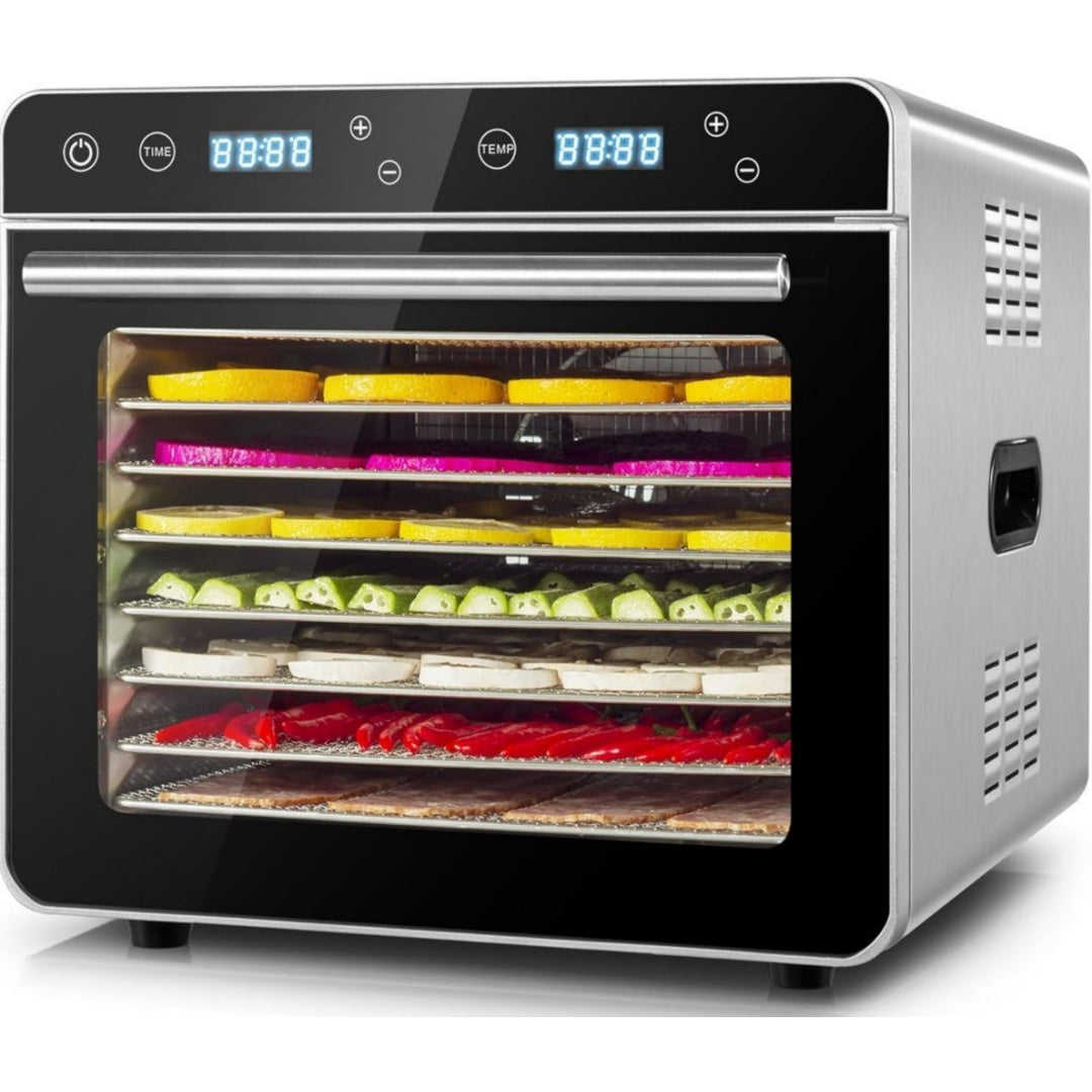 Kwasyo Deshydrateur alimentaire 700 W Acier inoxydable Compatible lave-vaisselle